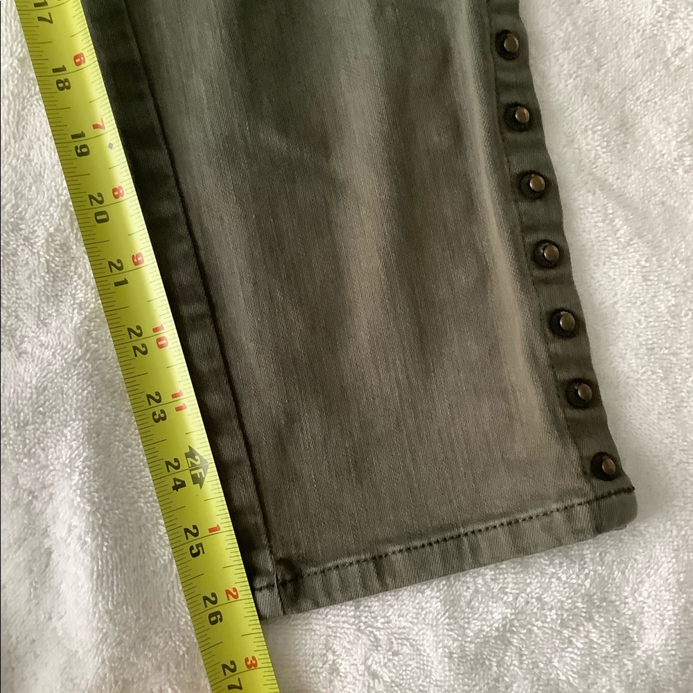 Chico’s green ankle jeans. Sz 0.5 - Picture 6 of 6